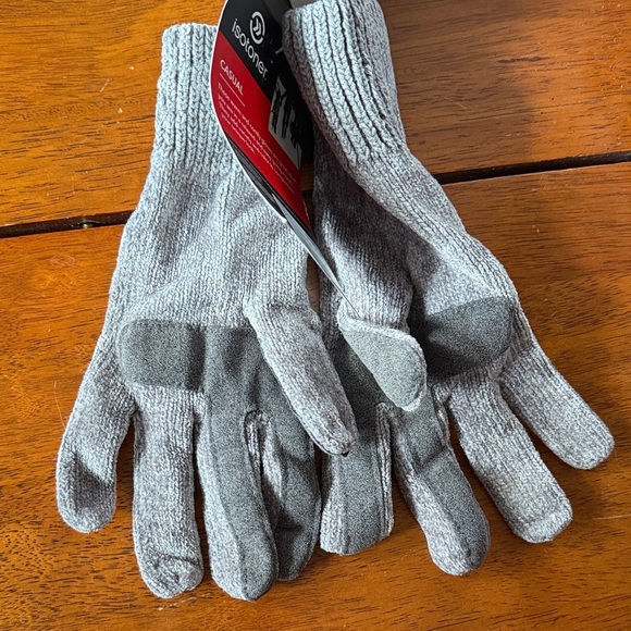 Isotoner Women's Casual SmartTouch Gloves in Gray - Picture 2 of 2